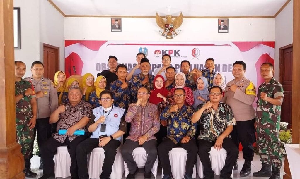 Masuk Nominasi Desa Antikorupsi, Kedungsumber Sambut Tim Penilai Lapang Provinsi Jatim