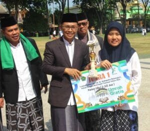 Pemkab Bojonegoro dan Ribuan Santri Gelar Apel HSN 2024