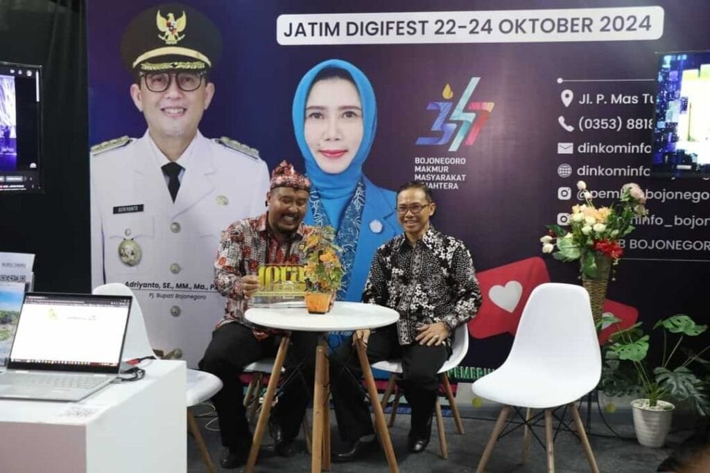 Hari Terakhir Jatim Digifest 2024, Dinas Kominfo Bojonegoro Tampilkan Berbagai Inovasi Unggulan