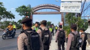 Jelang Laga Persibo vs Persela, Polres Bojonegoro Sekat Perbatasan Bojonegoro