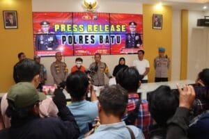 Kurang Dari 12 Jam Polres Batu Ungkap Kasus Penembakan di Temas, Pelaku Mengaku Bertindak Karena Halusinasi