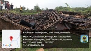 Rumah Warga di Desa Kesongo Ambruk, Akibat Hujan Disertai Angin Kencang