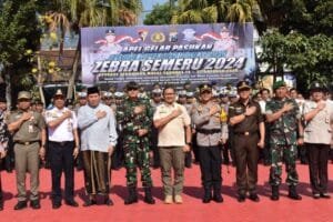 Pj Wali Kota Batu Hadiri Apel Gelar Pasukan Operasi Zebra Semeru 2024