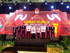 Debat Publik ke 2 Pilkada Kabupaten Kediri, Dua Paslon Paparkan Visi Misi nya