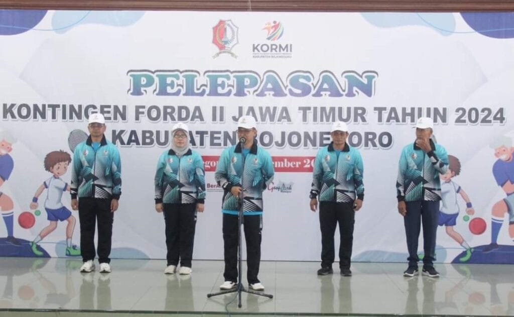 Pj Sekda Bojonegoro Lepas Kontingen Ikuti FORDA II Jatim 2024