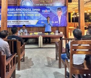 Reses DPRD Bojonegoro Masa Sidang III 2024, Sudjono : Kalau Ada Usulan WA Saja