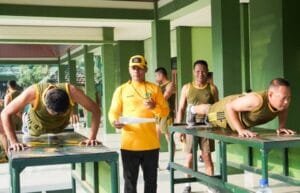 Ukur Kemampuan Fisik Prajurit dan PNS, Kodim Bojonegoro Gelar Kesegaran Jasmani