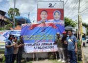 PJI Bojonegoro Kirim Karangan Bunga Ucapan Selamat ke Wahono dan Nurul