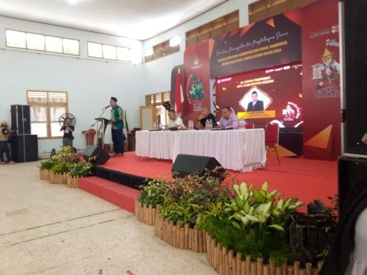 KPU Kabupaten Kediri Gelar Simulasi Pemungutan dan Penghitungan Suara