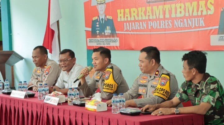 Sinergi Polres Nganjuk dan Kecamatan Bagor, Jaga Keamanan Jelang Pilkada Serentak
