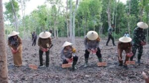 Polres Nganjuk Dorong Ketahanan Pangan Melalui Penanaman Jagung dan Budidaya Ikan