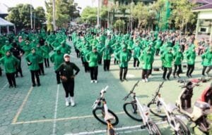 Perkuat Soliditas, Keluarga Besar Kodim Bojonegoro Gelar Jalan Sehat Bersama