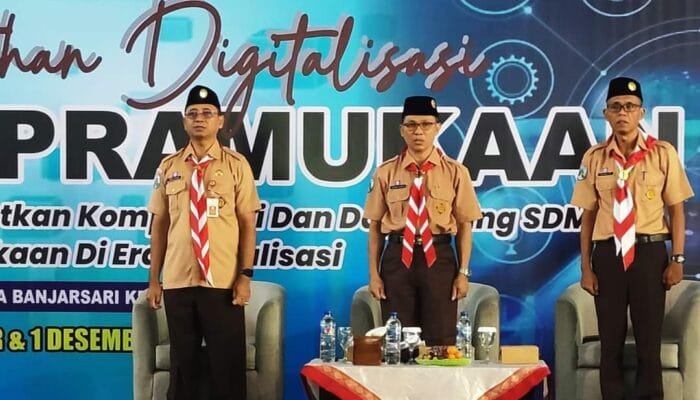Dinpora Bojonegoro Gelar Pelatihan Digitalisasi Kepramukaan