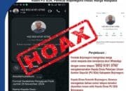 Hoax Akun WhatsApp Palsu Mengatasnakan Kadin PU SDA Bojonegoro