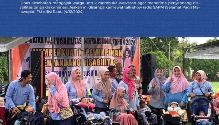 Dinkes Bojonegoro Ajak Warga Hidup Bersama Penyandang Disabilitas Tanpa Diskrimanasi