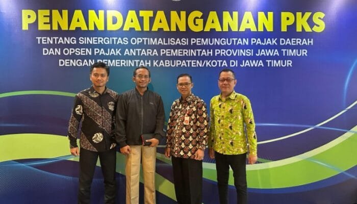 Penanda Tanganan Perjanjian Kerjasama Antara Pemprov dan Pemkab, Pemkot se- Jatim