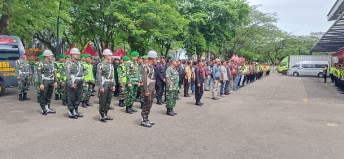 Pengamanan Jelang Pertandingan Persibo vs Rans Nusantara di Stadion