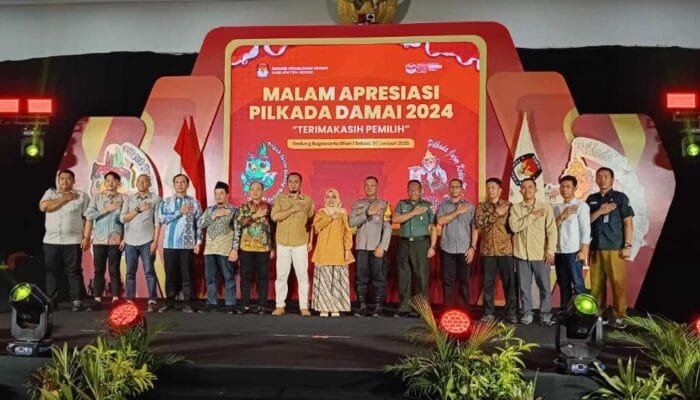 Malam Apresiasi Pilkada Damai 2024, Kpu Kabupaten Kediri Gelar Acara Bertema Terima Kasih Pemilih