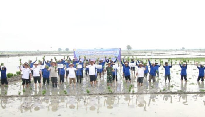 Dandim 0812 Bersama Bupati Lamongan Dampingi Kunker Dirjen Tanaman Pangan Kementan RI