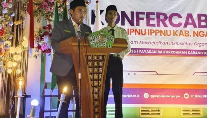 Ketua PW IPNU Jatim di Konfercab Nganjuk: Digitalisasi dan Profesionalisme Kader Jadi Kunci Kemajuan Organisasi