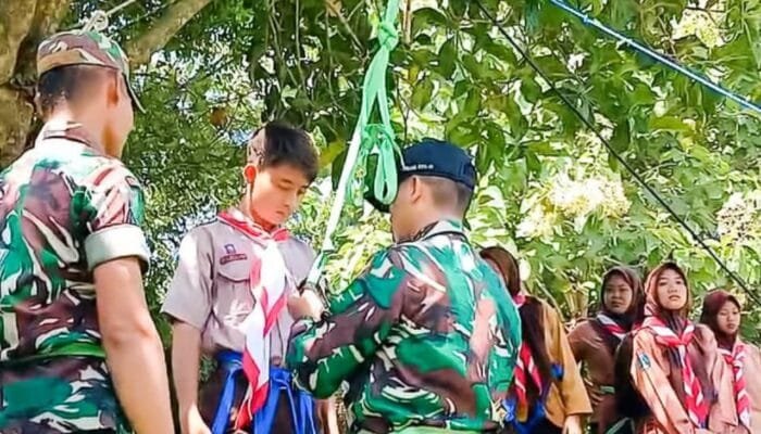 Koramil Sumberrejo Bojonegoro Gelar Diklat Saka Wira Kartika