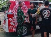 Bhabinkamtibmas Desa Klurahan dan Gepenta Evakuasi Warga ODGJ ke RS Menur Surabaya