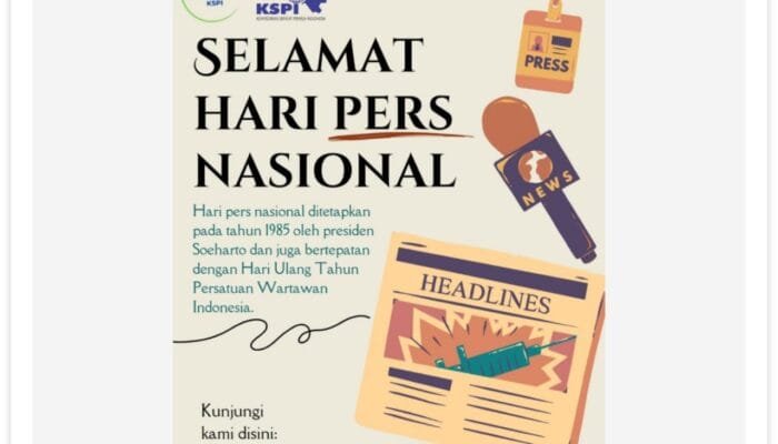 FSP FARKES R – KSPI: Selamat Hari Pers Nasional
