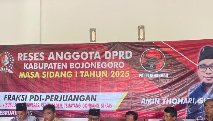 Amin Thohari Anggota DPRD Bojonegoro Gelar Reses di Kedungadem, Serap Aspirasi Masyarakat Dapil 4