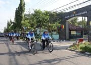 Kapolres Mario Bersepeda Bersama Pengurus Bhayangkari Cabang Bojonegoro