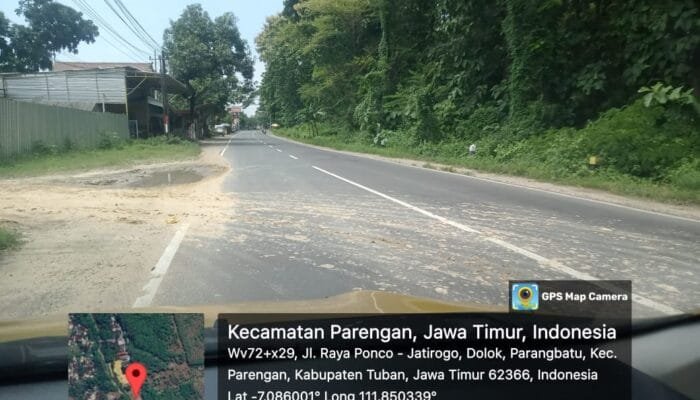 Dampak Pengolahan Cuci Pasir Silika di Desa Parang Batu Tuban Mengancam Keselamatan Pengguna Jalan