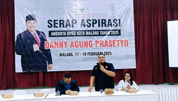 Anggota DPRD Kota Malang Danny Agung Prasetyo Serap Aspirasi Rakyat