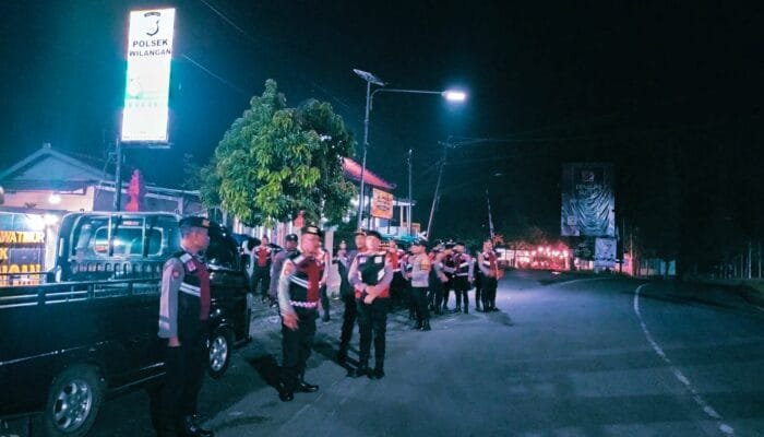 Polres Nganjuk Laksanakan Patroli SREG untuk Cegah Balap Liar dan Kejahatan Jalanan