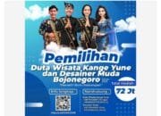 Resmi Dibuka, Pendaftaran Pemilihan Duta Wisata Kange Yune dan Desainer Muda Bojonegoro Tahun 2025