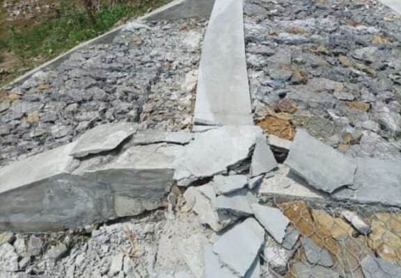 Proyek Bronjong Milyaran Rupiah di Bojonegoro Retak, Warga Geram: Diduga Proyek Asal-asalan