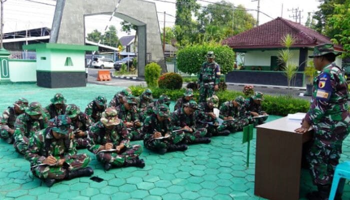 Kodim Bojonegoro Gelar UTP Jabatan Teritorial Mengukur Kemampuan Personel