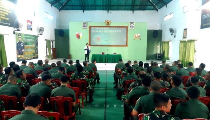 Kodim Lamongan Mengadakan Penyuluhan Kesehatan Bersama Polkes