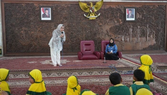 Senyum Ceria Siswa TK ABA I Bojonegoro Warnai Pendopo Pemkab