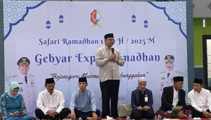 Bojonegoro Perkuat Sinergi Ulama-Umara Lewat Safari Ramadhan dan Pameran UMKM di Kepohbaru