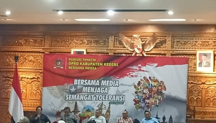 DPRD Kabupaten Kediri Selenggarakan Diskusi Bersama Media untuk Mempertahankan Semangat Toleransi