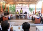 Polisi Bojonegoro dan Pesilat Kompak Jaga Perdamaian