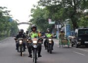 Patroli Kapolres Bojonegoro di Hari Kedua Lebaran