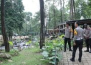 Kapolres Nganjuk Pantau Keamanan Wisata Jolotundo Selama Libur Lebaran