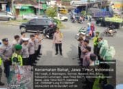 TNI POLRI Tingkatkan Keamanan Arus Balik Lebaran di Lamongan