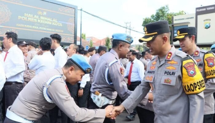 Halal Bihalal Kapolres Kediri Kota: Mempererat Tali Silaturahmi