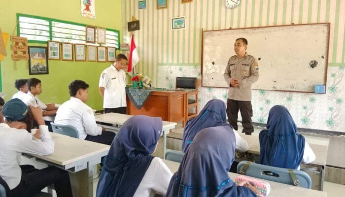 Polsek Kanor Ajak Pelajar SMPN 1 Wujudkan Sekolah Bebas Bullying