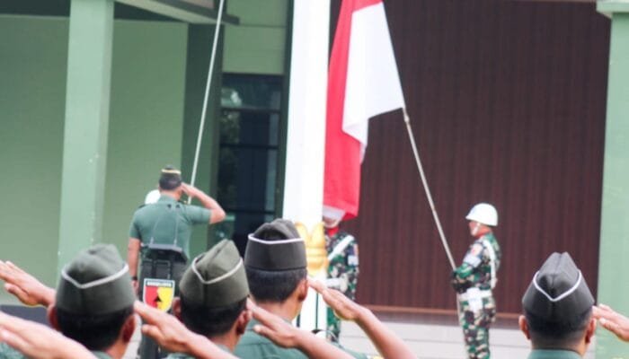 Kodim Bojonegoro Gelar Upacara Tujuh Belasan April, Tegaskan Profesionalisme dan Integritas Prajurit