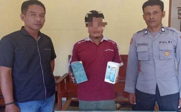 Diduga Curi Tiga Ponsel, Pemuda di Lamongan Diamankan Polisi