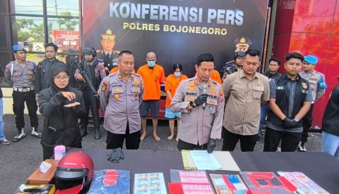Modus Empat Tersangka Peredaran Uang Palsu di Bojonegoro