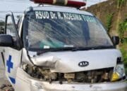 Kronologi Ambulance RSUD Koesma Tuban vs Truk Ringsek di Lamongan