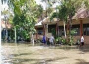 Sungai Kruwul Meluap, Dua Desa di Lamongan Dikepung Genangan Ai